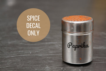 Modern Spice Jar Decals - Food Labels for Kitchen and Pantry Organization